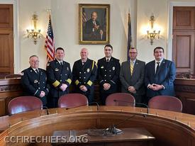 Members of the fire service represented  Chester County at this annual event