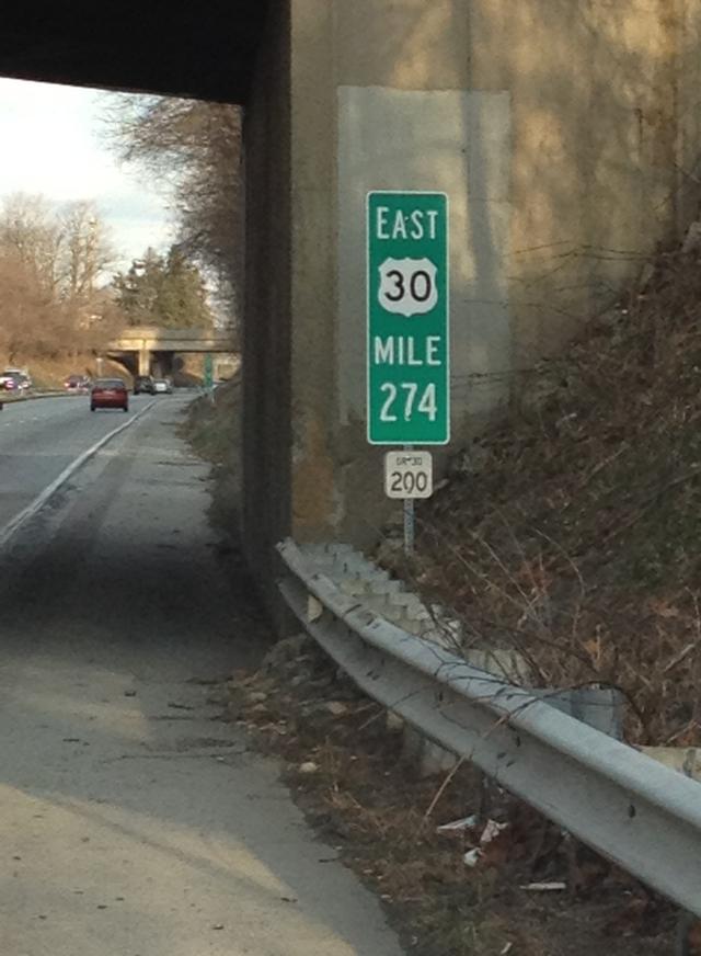 highway mile markers
