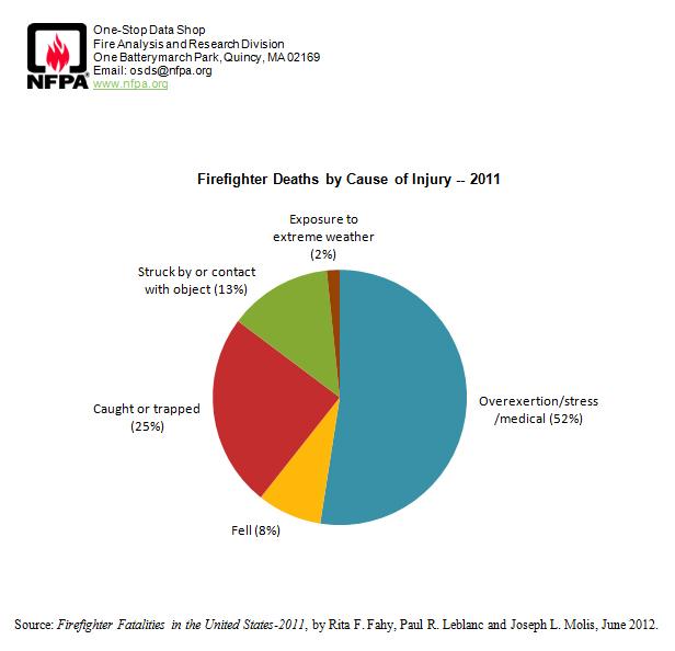 Firefighter Deaths By Cause And Nature Of Injury (2011) - Chester ...